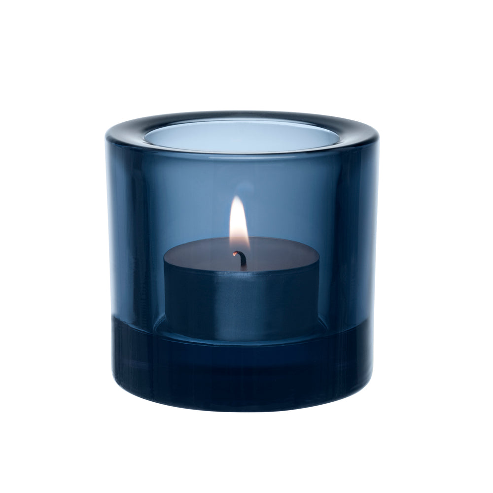 Iittala Kivi Waxinelichthouder Regenblauw