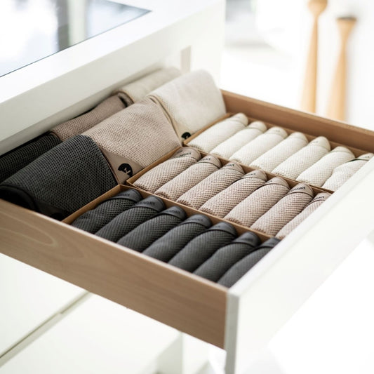 Klud Wafel Microvezel Vaatdoekjesset Charcoal 7 Stuks