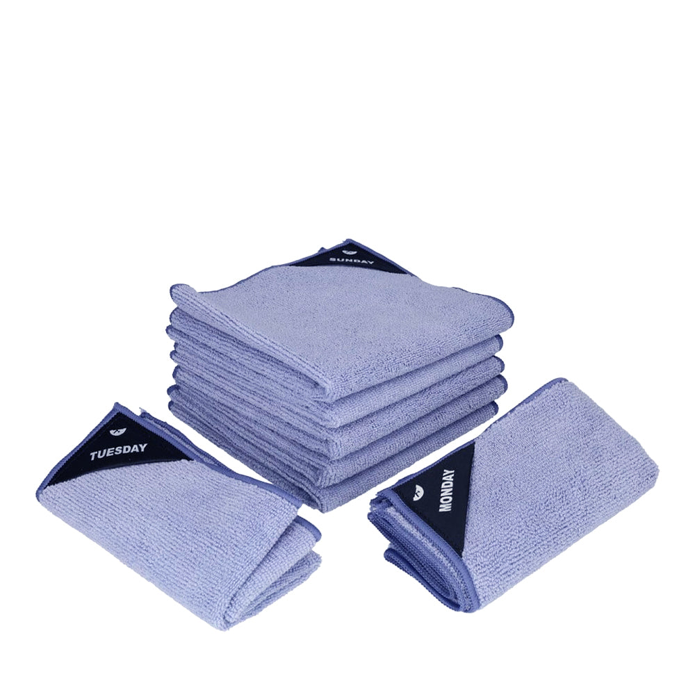 Klud Microvezel Vaatdoekjesset Blue 7 Stuks