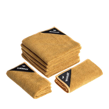 Klud Mikrofaser-Geschirrtuchset Gelb 7-teilig