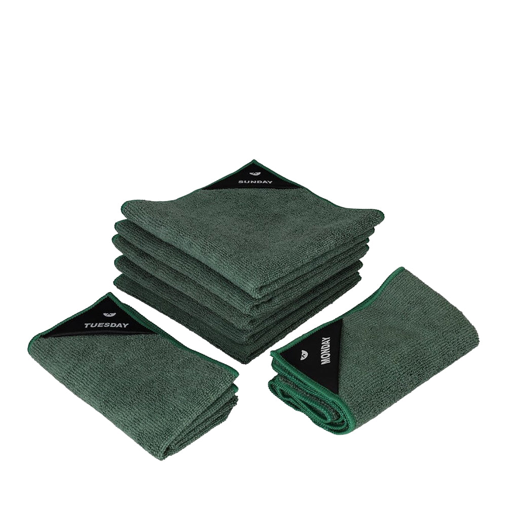 Klud Mikrofaser-Geschirrtuchset Grün 7-teilig