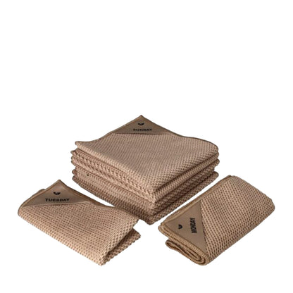 Klud Mikrofaser-Geschirrtuchset Waffelmuster 7-teilig