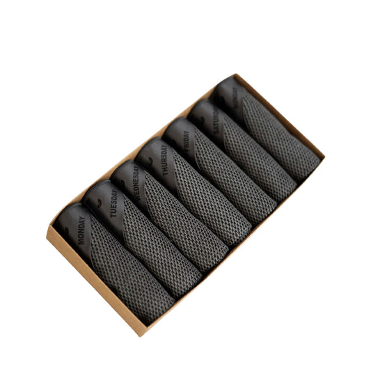 Klud Wafel Microvezel Vaatdoekjesset Charcoal 7 Stuks