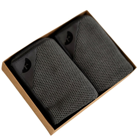 Klud Wafel keukendoeken Charcoal 2 Stuks