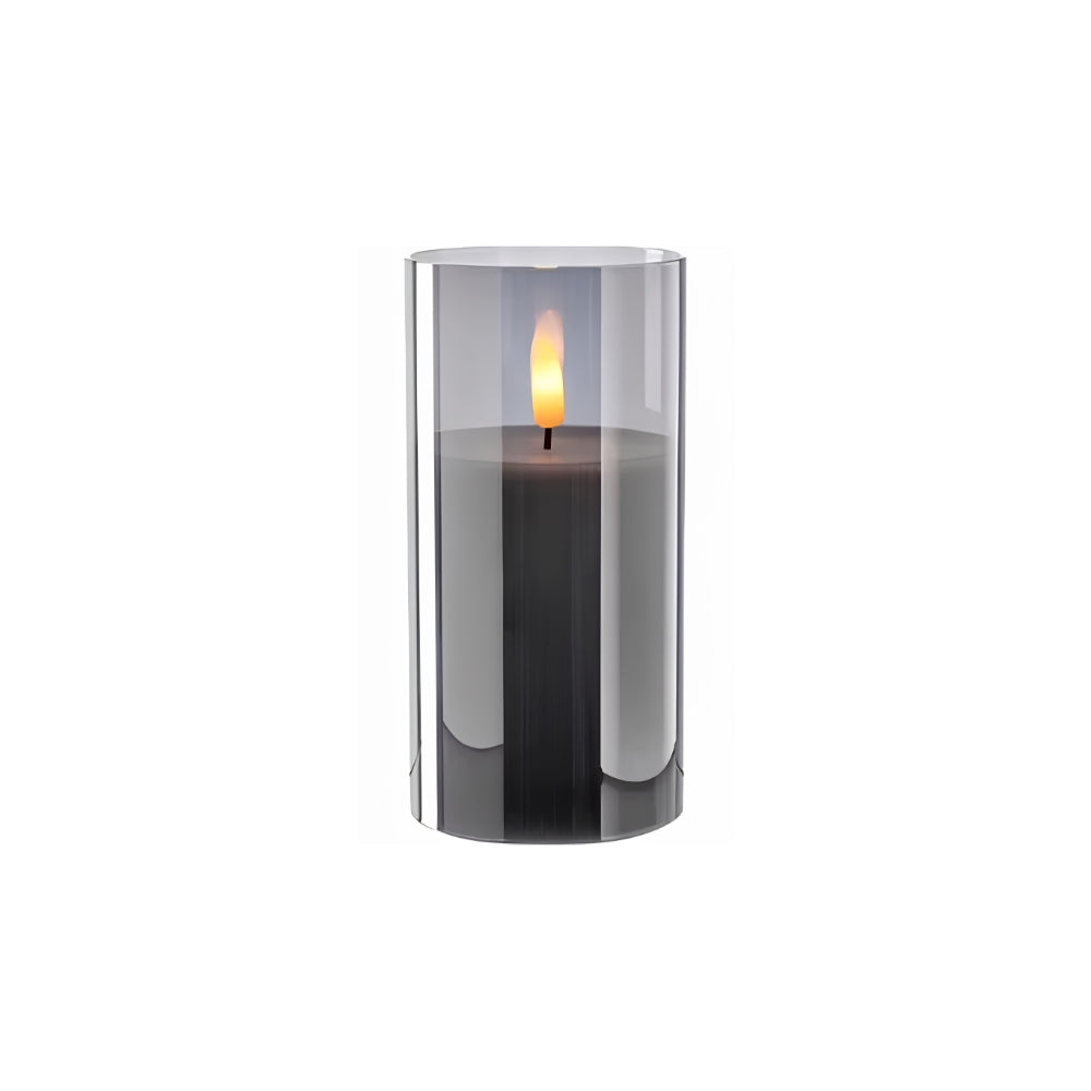 Leonardo Palazzo Kaarslamp Met Ledverlichting Zilver Medium