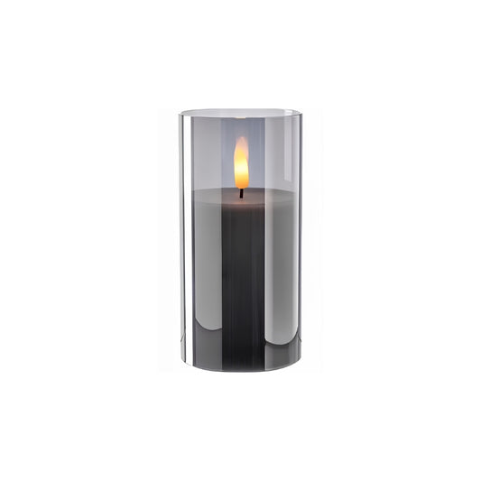 Leonardo Palazzo Kaarslamp Met Ledverlichting Zilver Medium