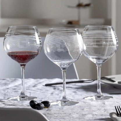 Leonardo Casella Burgundy Glazen Assorti 6 Stuks