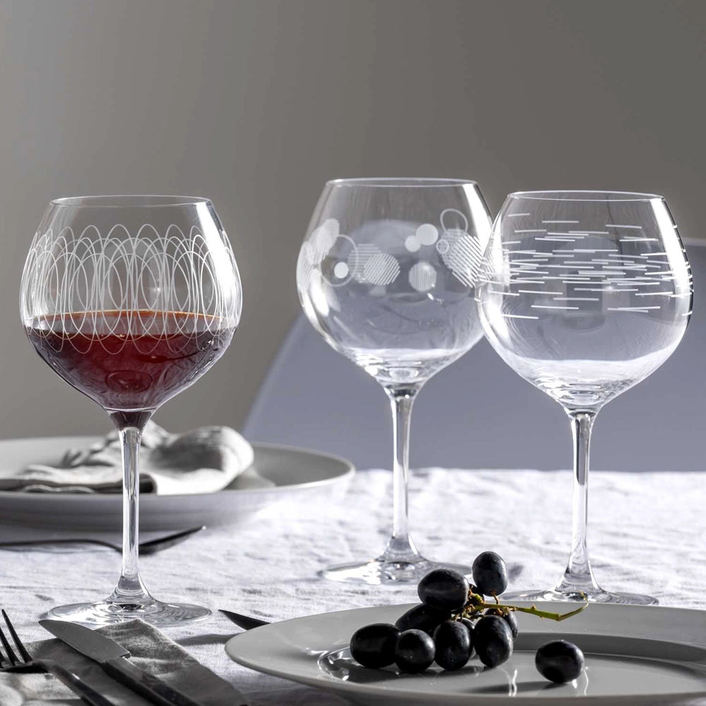 Leonardo Casella Burgundy Glazen Assorti 6 Stuks
