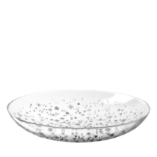 Leonardo Star Schaal Helder Zilver 40 cm