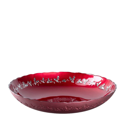 Leonardo Stella Schaal Ilex Rood 32 cm