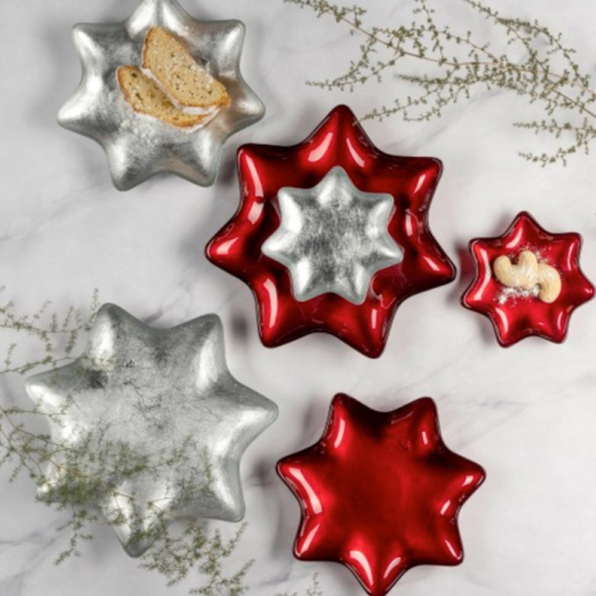 Leonardo Stella Sternteller Rot 23 cm