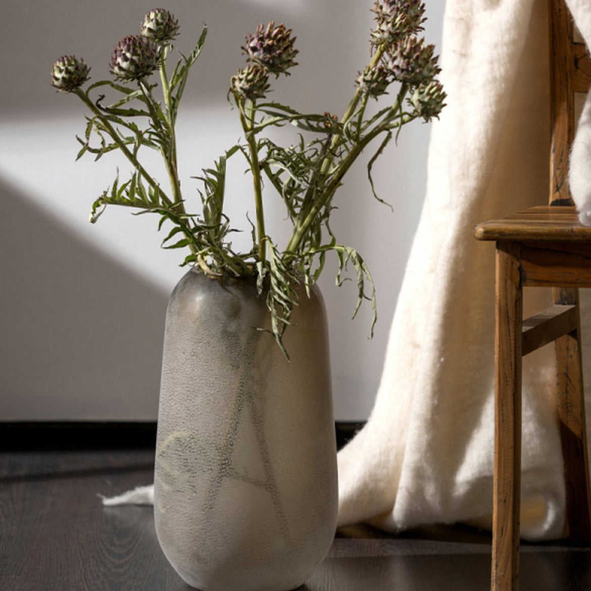 Leonardo Trogolo Vaas Taupe 40 cm