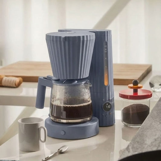 Alessi Plissé Filterkoffiezetapparaat Grijs