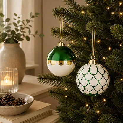 Alessi Delight Kerstballenset 4 Groen 2 Stuks