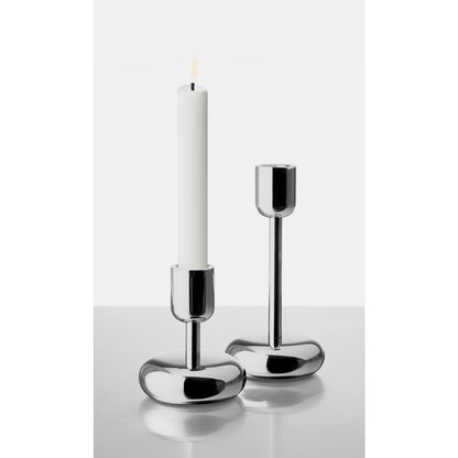 Iittala Nappula Kaarsenhouder Zilver