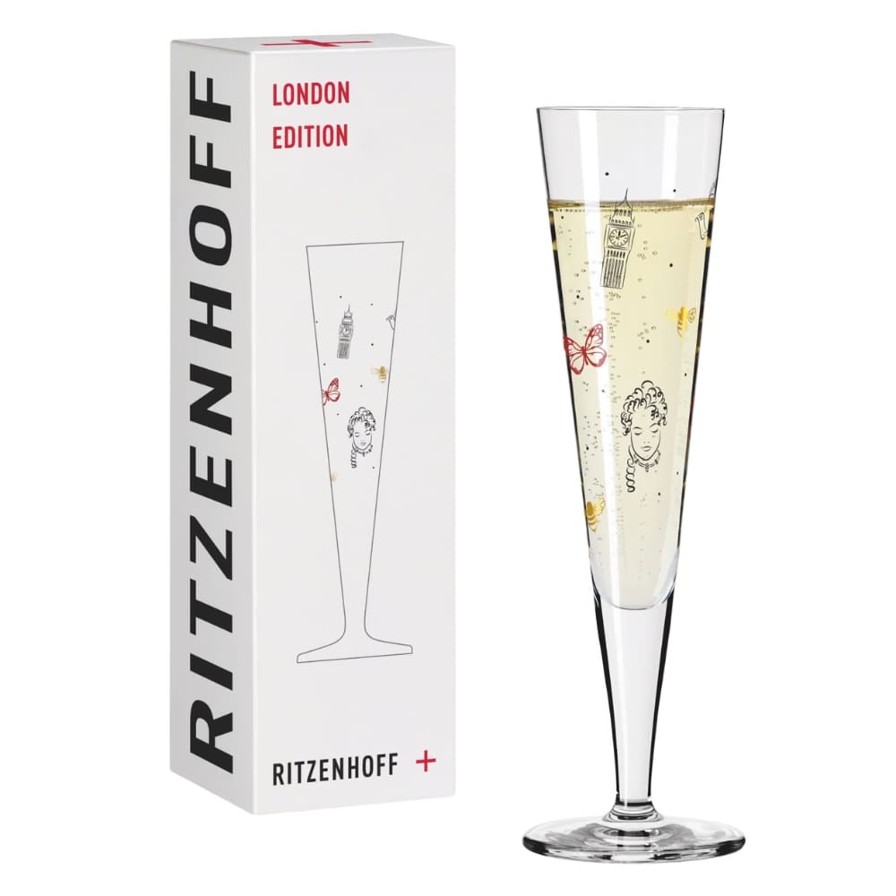 Ritzenhoff Goldnacht Champagneglas London Edition