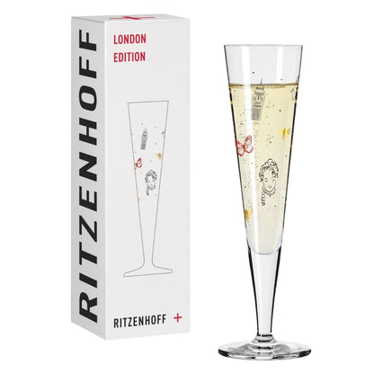 Ritzenhoff Goldnacht Champagneglas London Edition