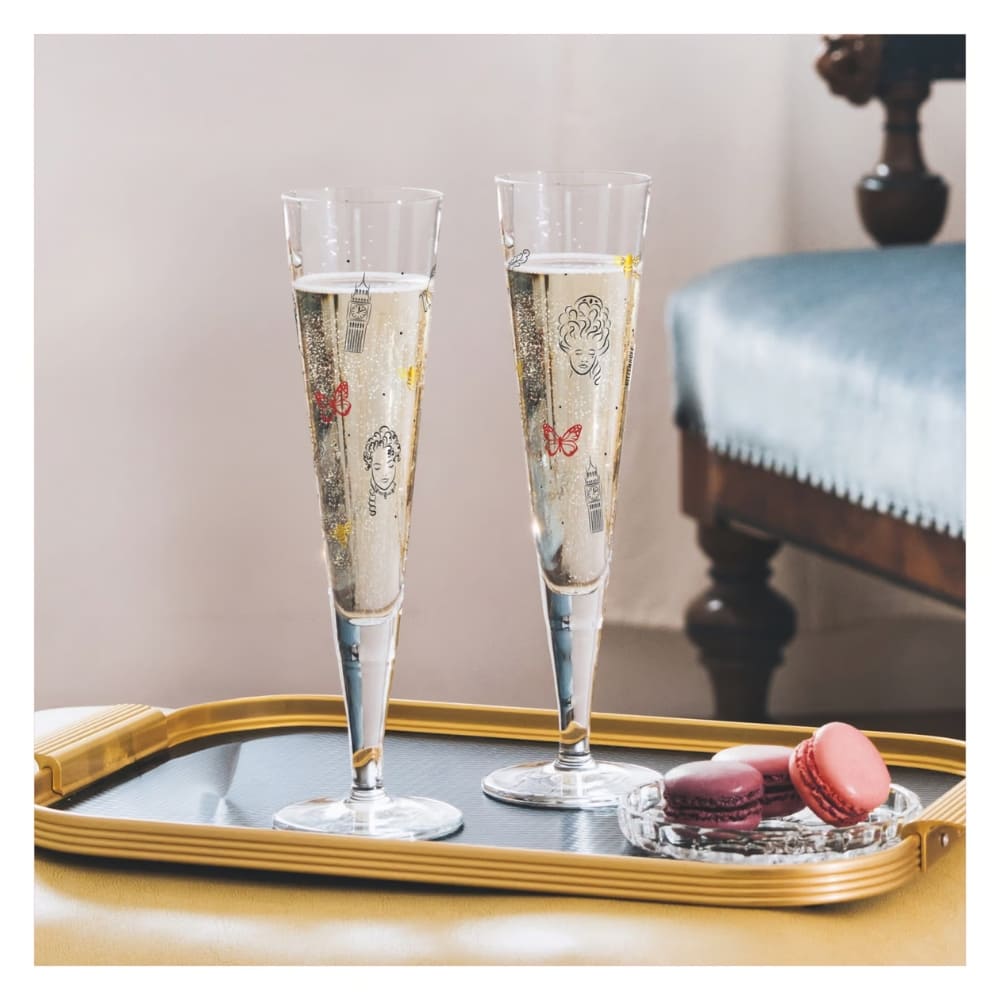 Ritzenhoff Goldnacht Champagneglas London Edition