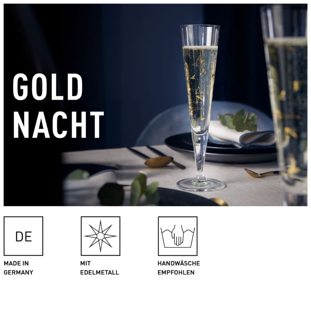 Ritzenhoff Goldnacht Champus Champagneglas 1043
