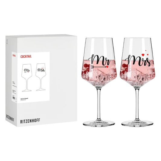 Ritzenhoff Sayings Cocktailglas MR & MS 2-Delig