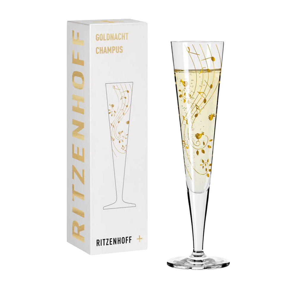 Ritzenhoff Goldnacht Champus Champagneglas 8202