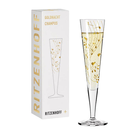 Ritzenhoff Goldnacht Champus Champagneglas 8202