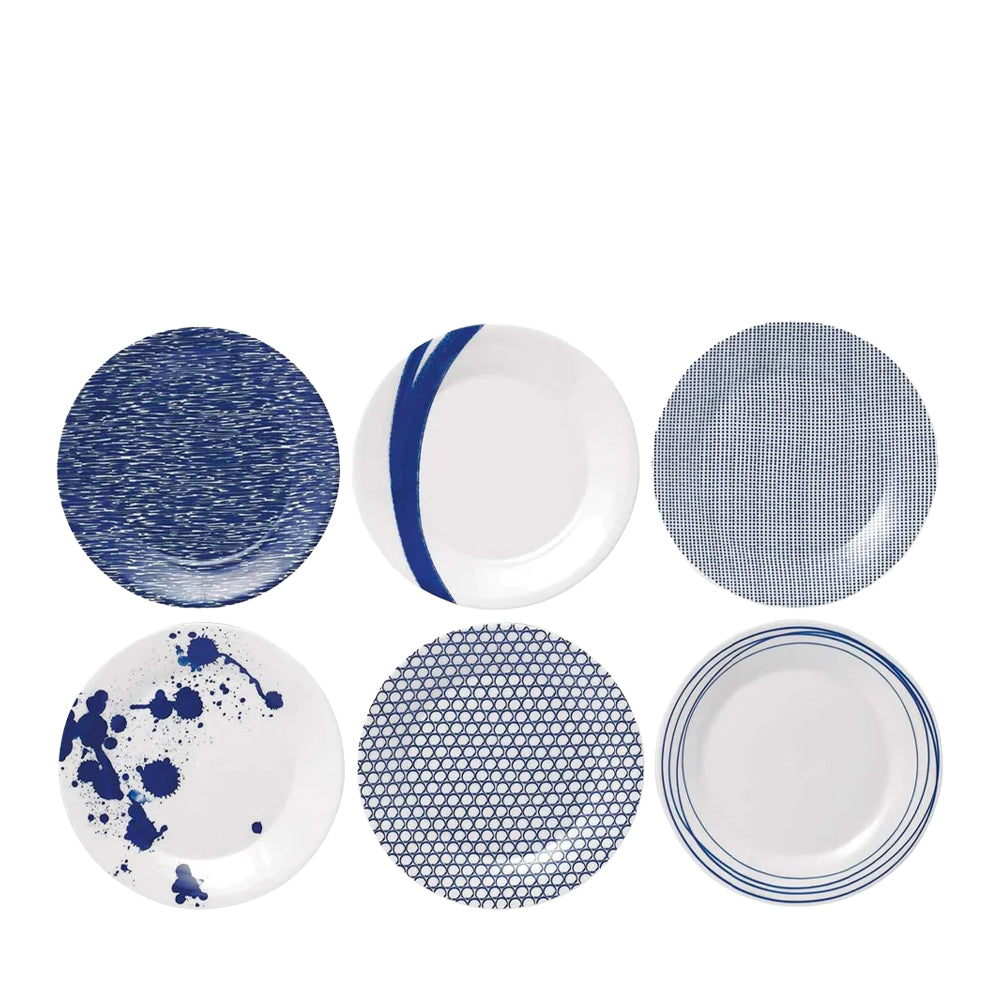 Royal Doulton Pacific Frühstücksteller-Set 23 cm 6-teilig