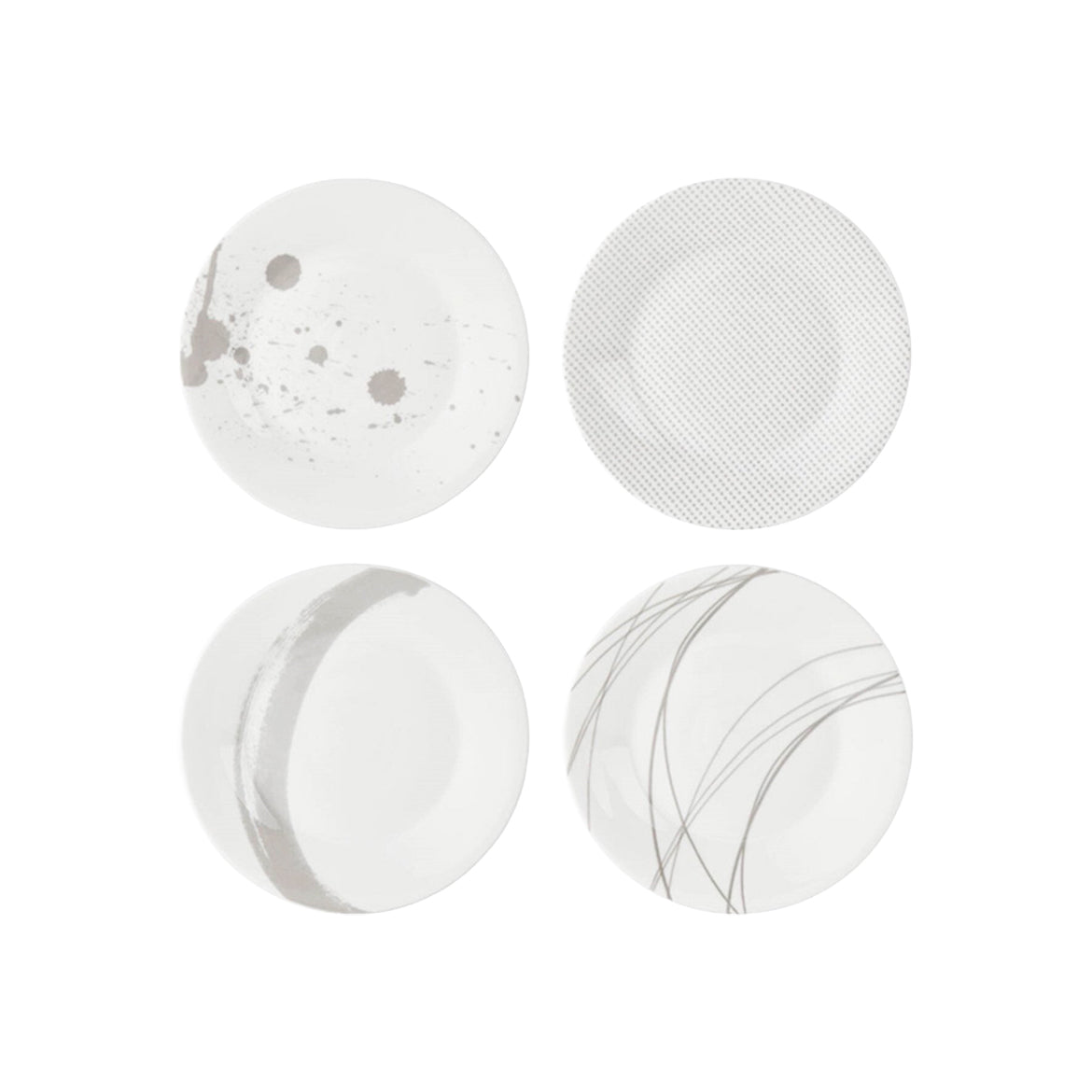 Royal Doulton Pacific Stone Gebaksbord Set 16 cm 4 Stuks