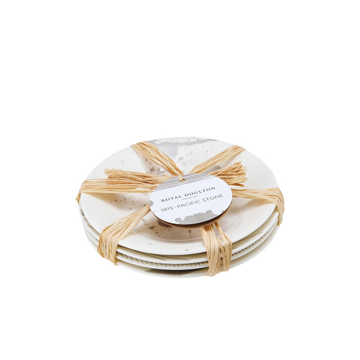 Royal Doulton Pacific Stone Gebaksbord Set 16 cm 4 Stuks