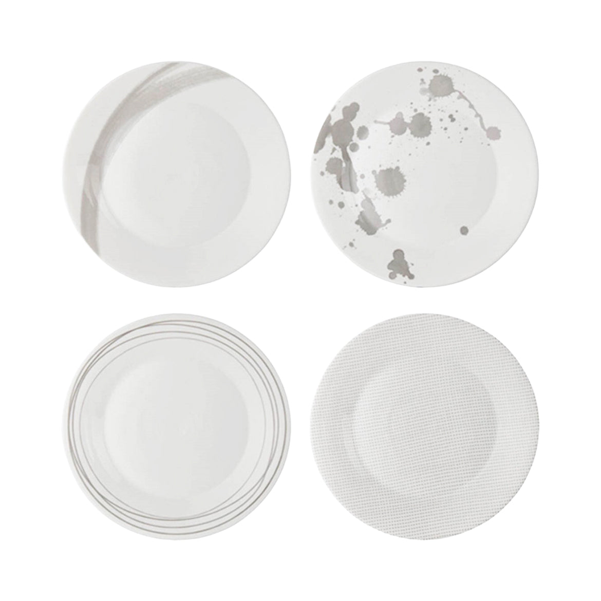 Royal Doulton Pacific Stone Pastabord Set 23 cm 4 Stuks