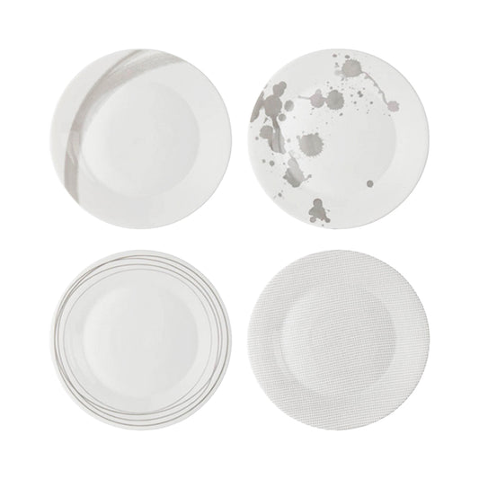 Royal Doulton Pacific Stone Pastabord Set 23 cm 4 Stuks