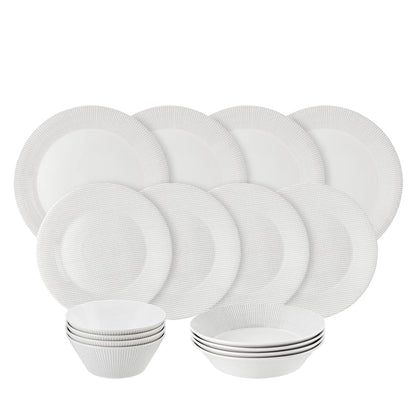 Royal Doulton Pacific Stone Serviesset Dots 16-Delig