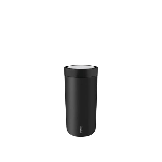 Stelton To Go CliCk Thermosbeker Soft Black 0,4 L