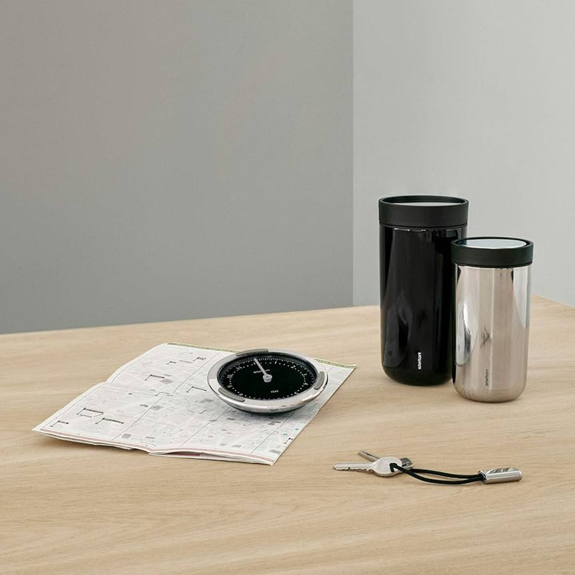 Stelton Em77 Thermosbeker Zwart 20 cl