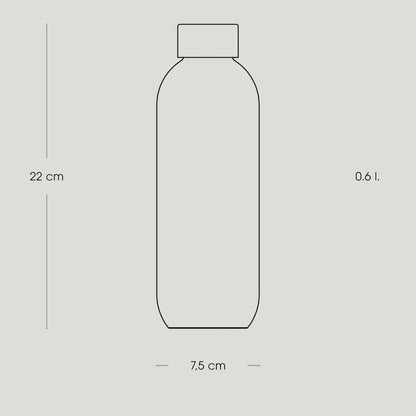 Stelton Keep Cool Thermosfles Soft Chalk 0,6 L