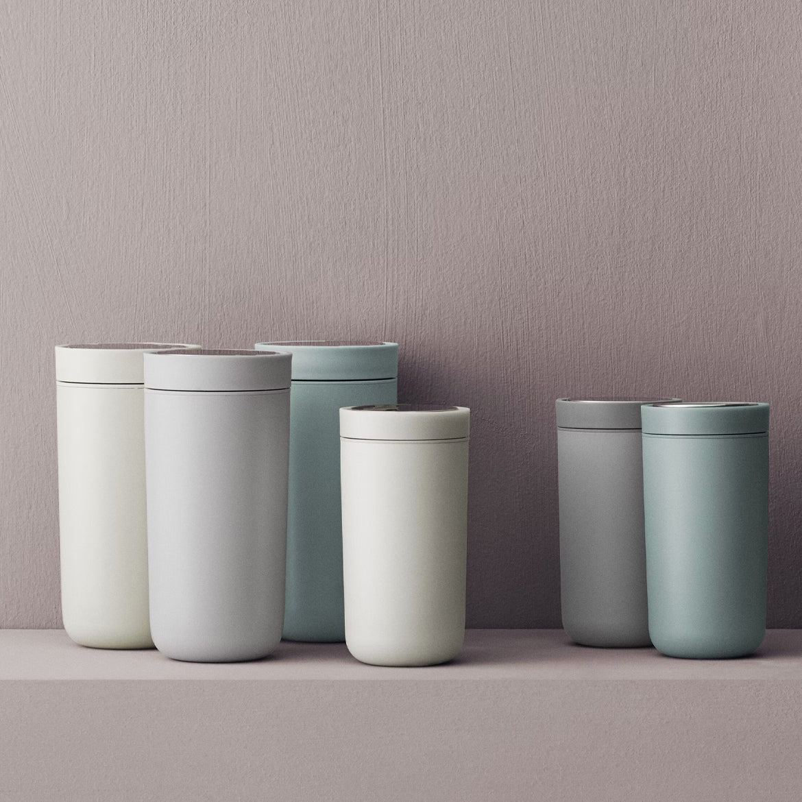 Stelton To Go CliCk Thermosbeker Chalk