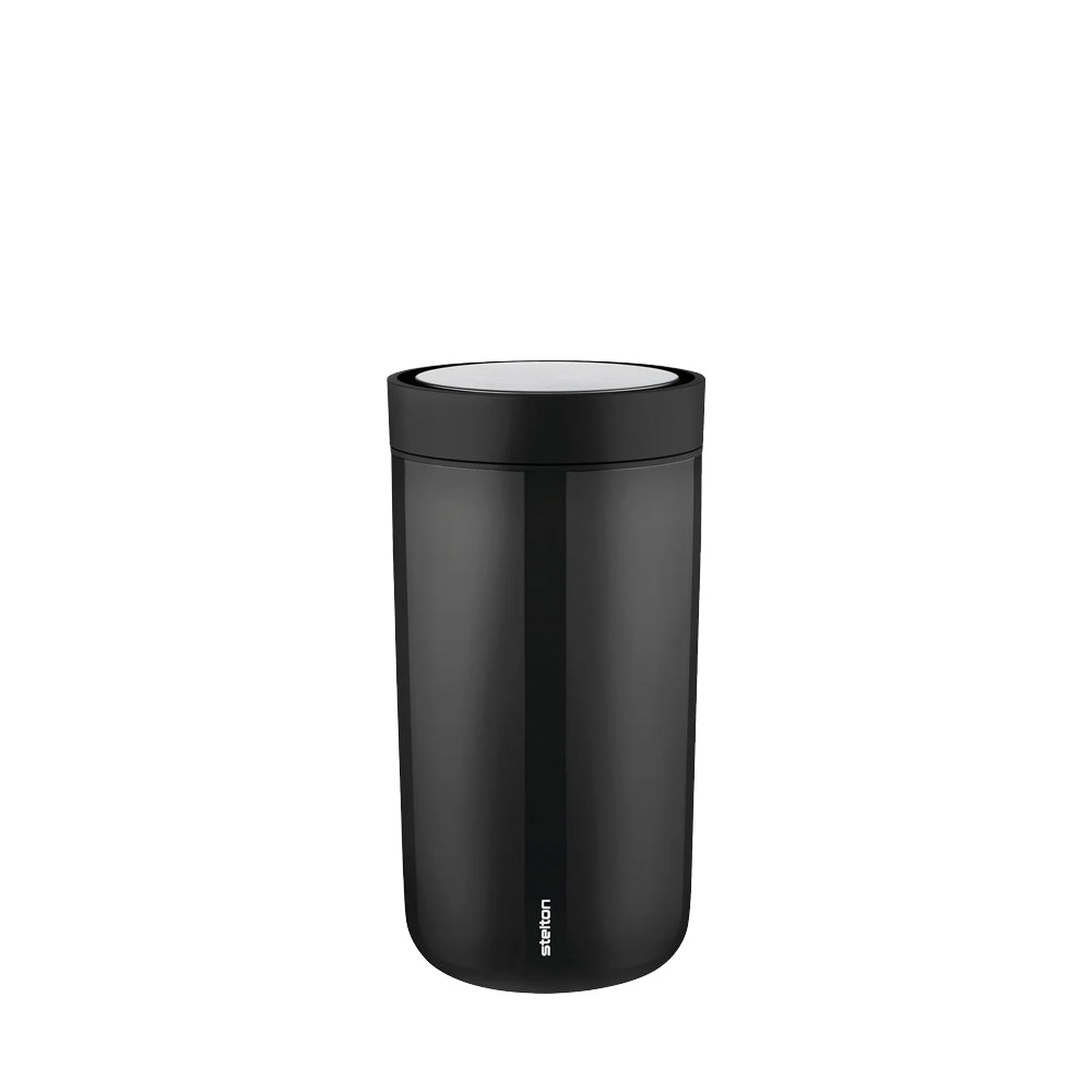 Stelton To Go CliCk Thermosbeker Black 0,2 L