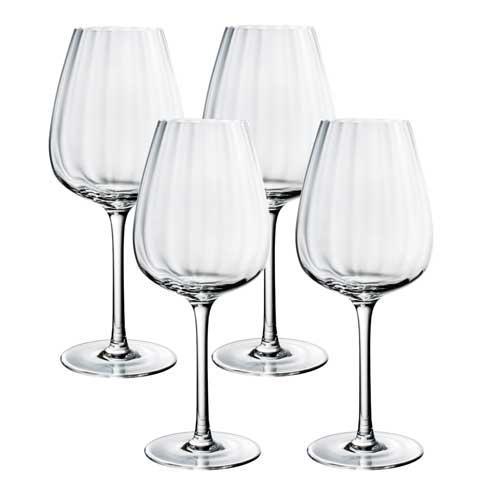 Villeroy & Boch Rose Garden Rood Wijnglas 4 Stuks