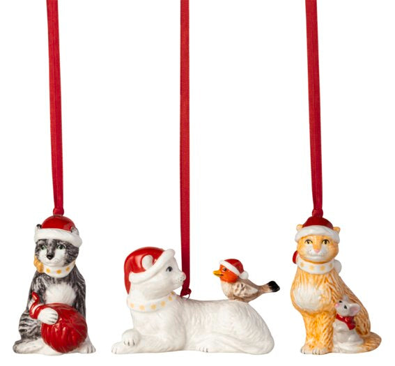 Villeroy & Boch Nostalgic Ornaments Katjes 3 Stuks