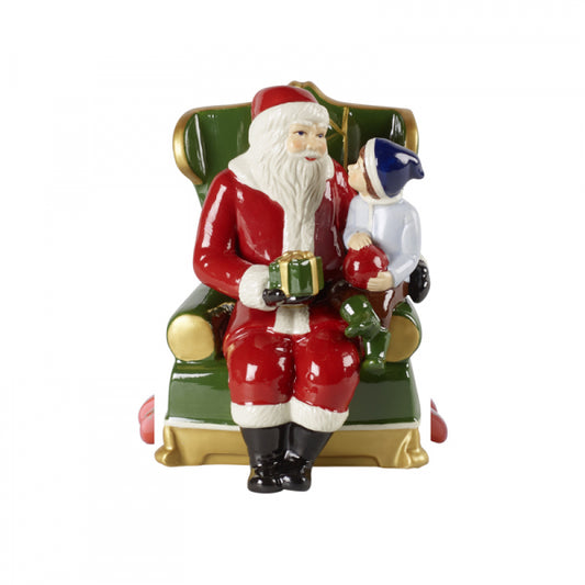 Villeroy & Boch Christmas Toy's Kerstman Op Stoel