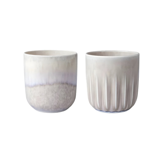 Villeroy & Boch Perlemor Sand Beker 2 Stuks