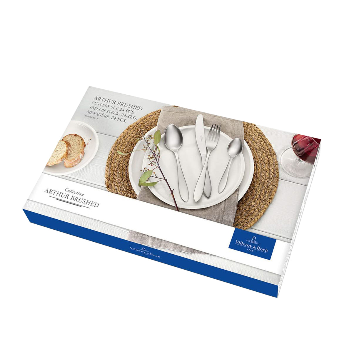 Villeroy & Boch Arthur Brushed Bestekcassette 24-Delig