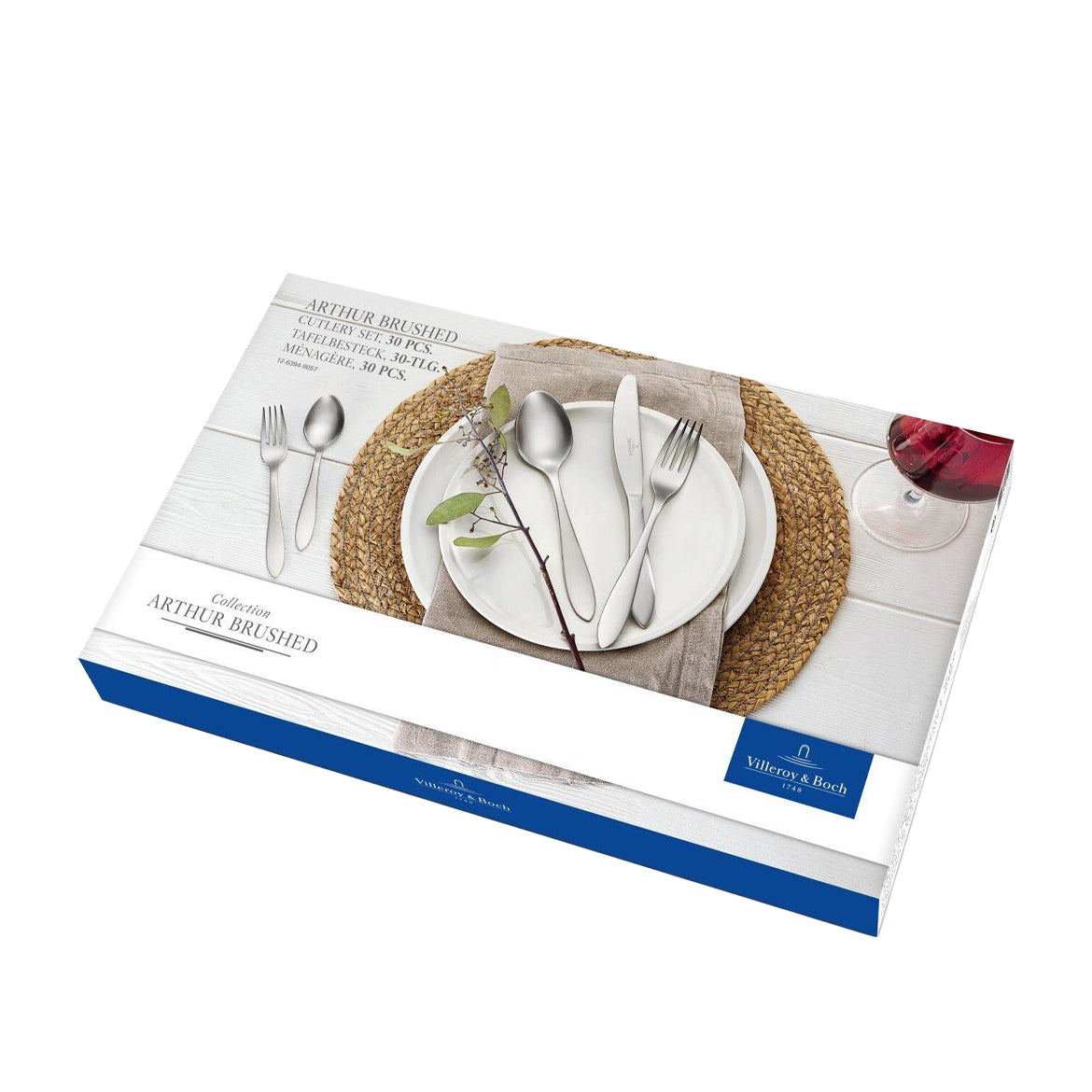 Villeroy & Boch Arthur Brushed Bestekcassette 30-Delig