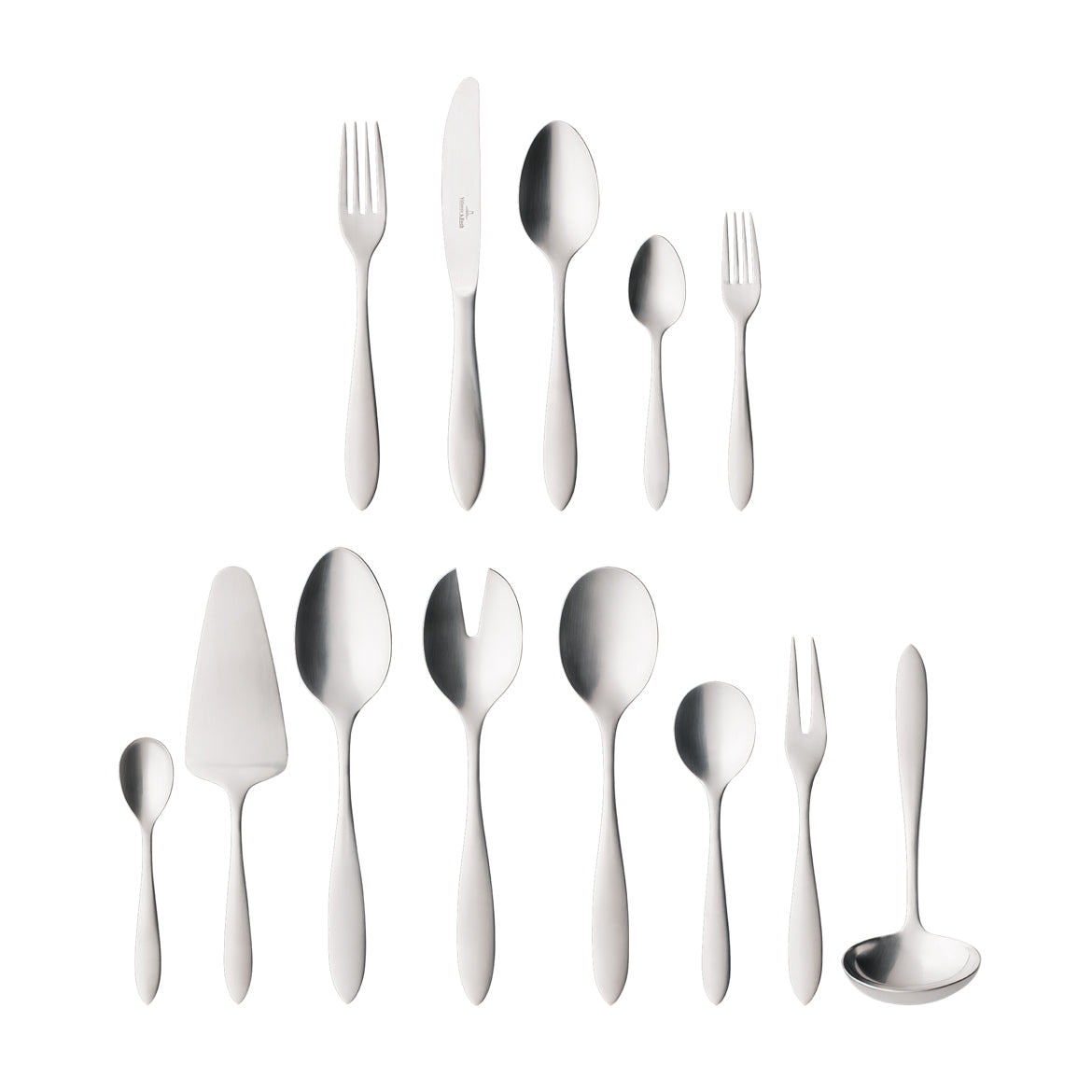 Villeroy & Boch Arthur Brushed Bestekcassette 68-Delig