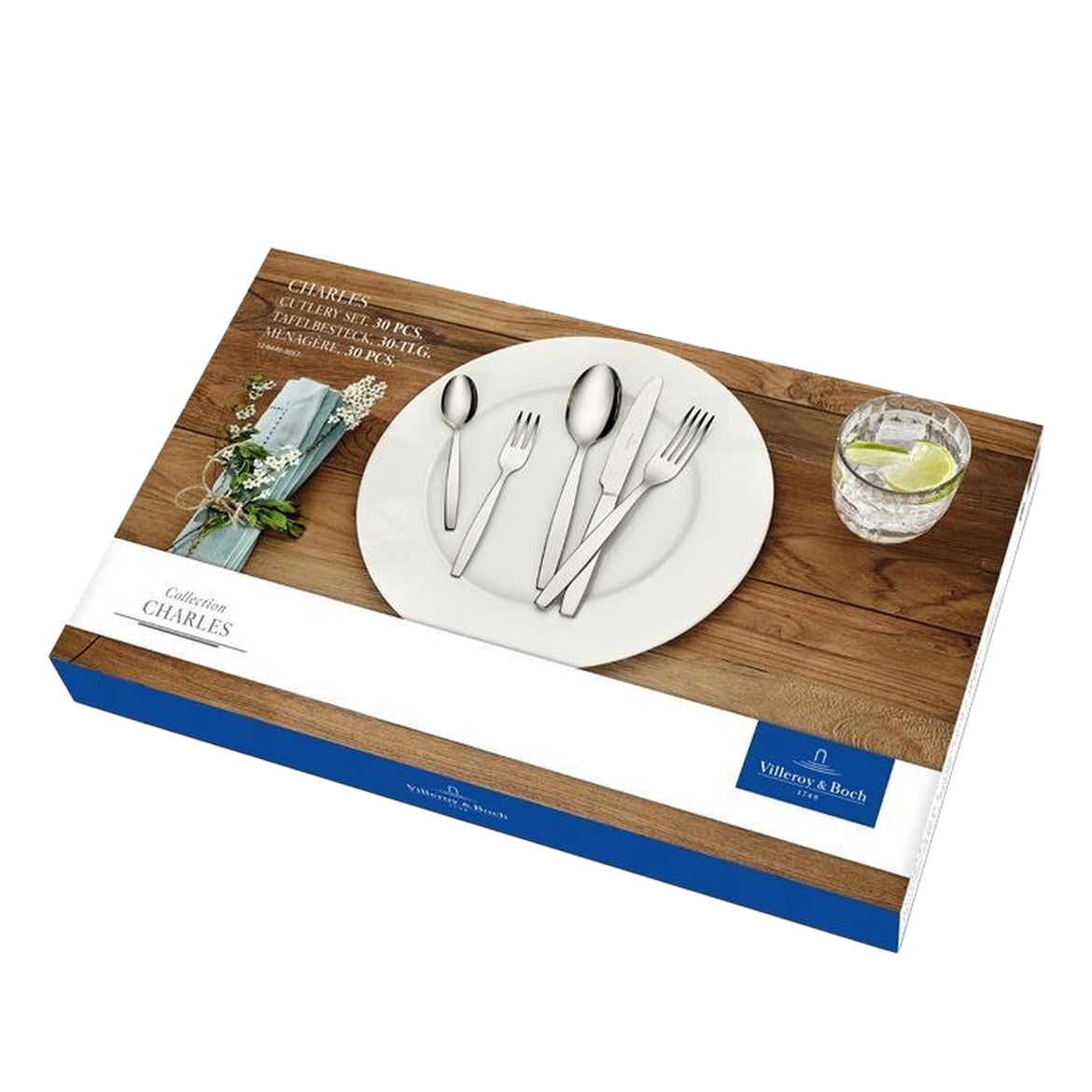 Villeroy &amp; Boch Charles Besteckkassette, 30-teilig