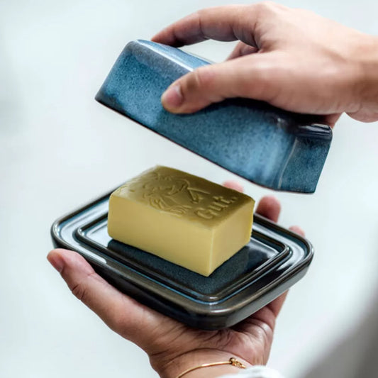 Villeroy & Boch Lave Glace Botervloot Met Deksel