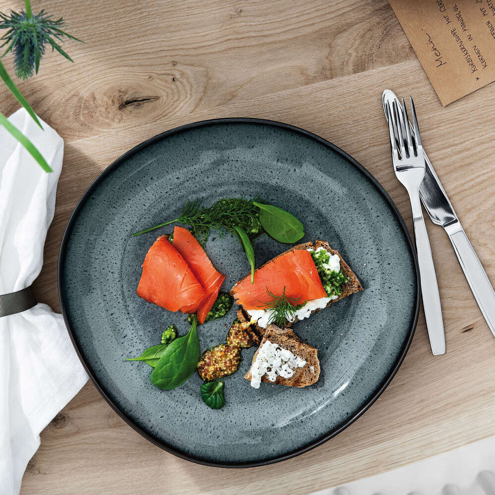 Villeroy & Boch Lave Gris Schaal Plat Aardewerk 28 cm