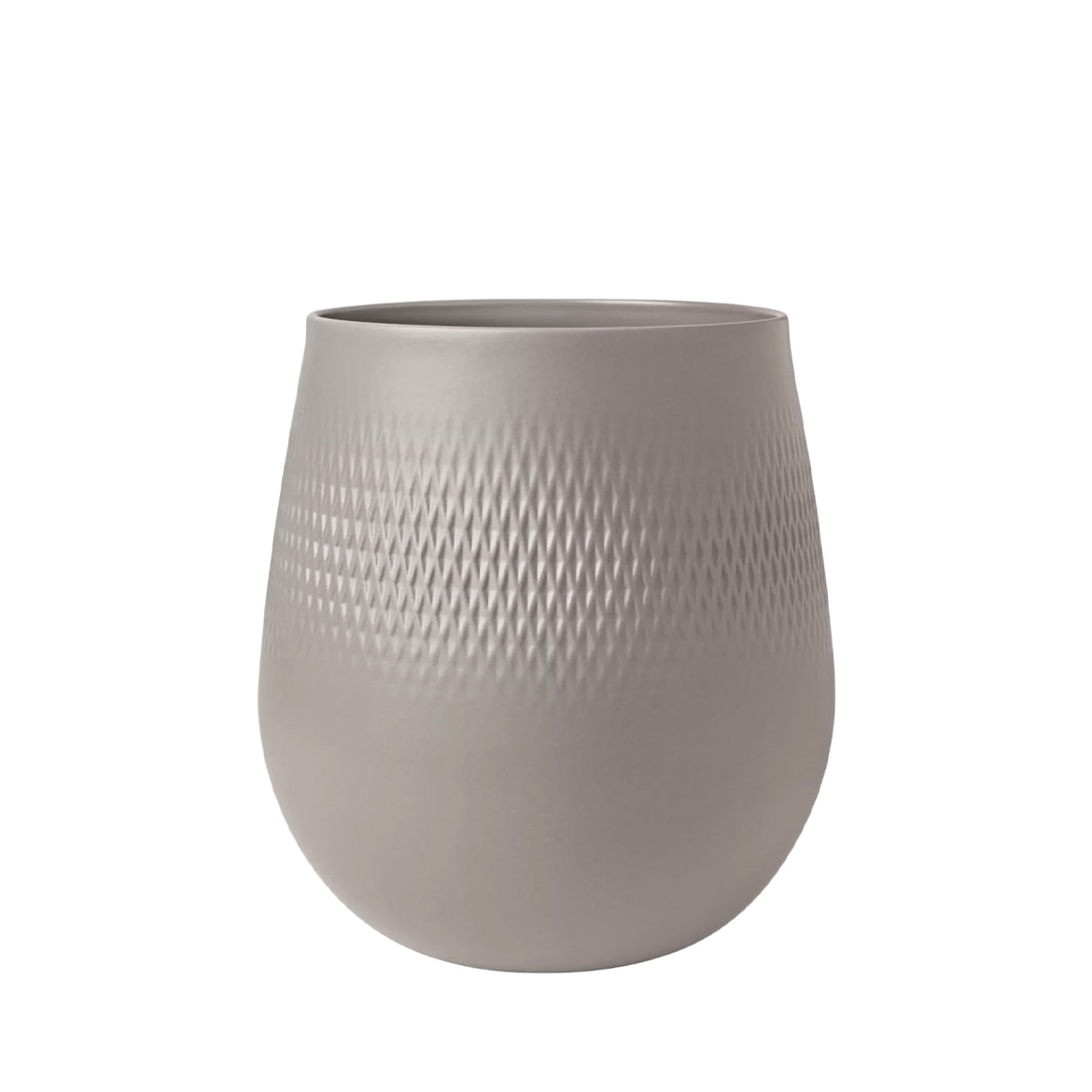 Villeroy & Boch Manufacture Collier Vaas Carre Taupe Large