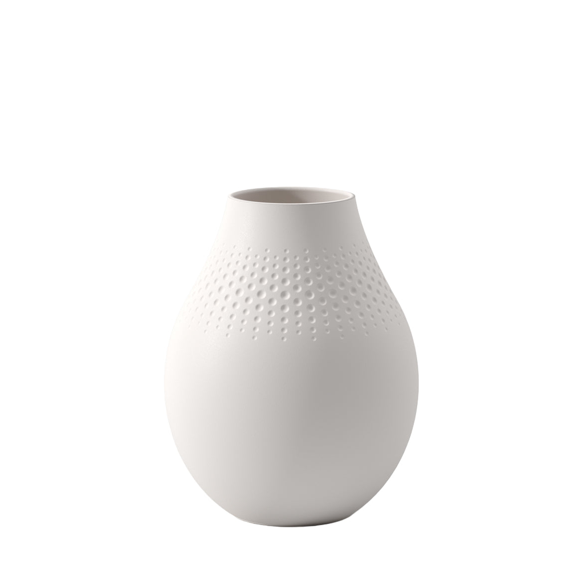 Villeroy & Boch Manufacture Collier Vaas Perle Blanc Medium