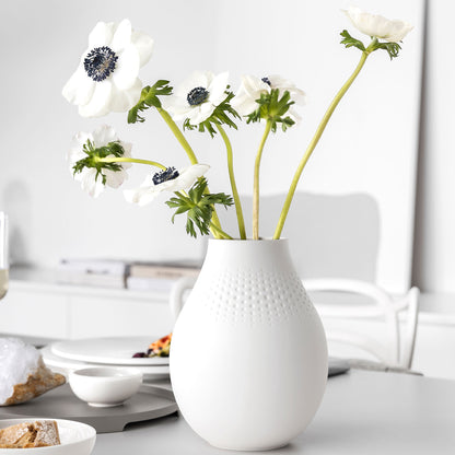 Villeroy & Boch Manufacture Collier Vaas Perle Blanc Medium